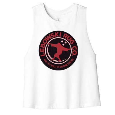 Lebowski Rug Co Women's Racerback Cropped Tank