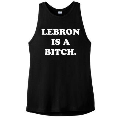 Lebron Is A Bitch Ladies PosiCharge Tri-Blend Wicking Tank