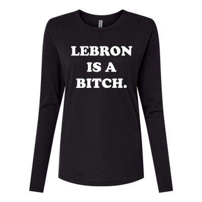 Lebron Is A Bitch Womens Cotton Relaxed Long Sleeve T-Shirt