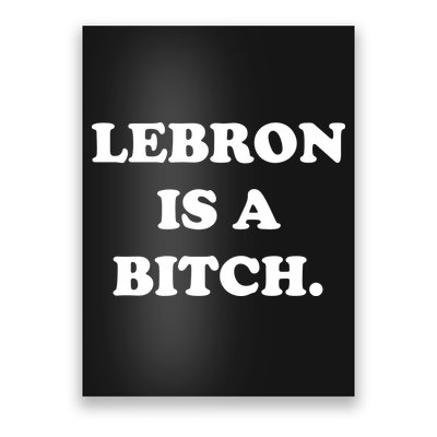 Lebron Is A Bitch Poster