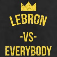 Lebron Vs Everybody LA Bron Basketball 7 Panel Mesh Trucker Snapback Hat