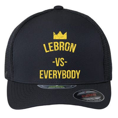 Lebron Vs Everybody LA Bron Basketball Flexfit Unipanel Trucker Cap