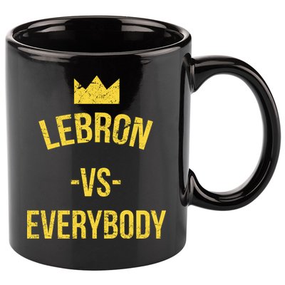 Lebron Vs Everybody LA Bron Basketball 11oz C Handle Ceramic Mug
