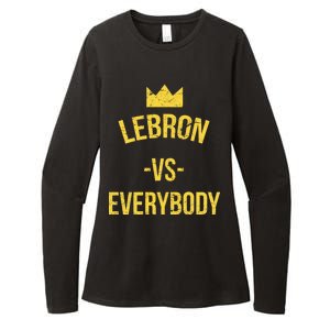 Lebron Vs Everybody LA Bron Basketball Womens CVC Long Sleeve Shirt