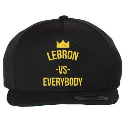 Lebron Vs Everybody LA Bron Basketball Wool Snapback Cap