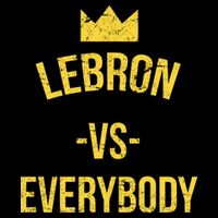 Lebron Vs Everybody LA Bron Basketball Zip Tote Bag