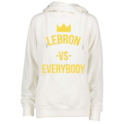 Lebron Vs Everybody LA Bron Basketball Womens Funnel Neck Pullover Hood