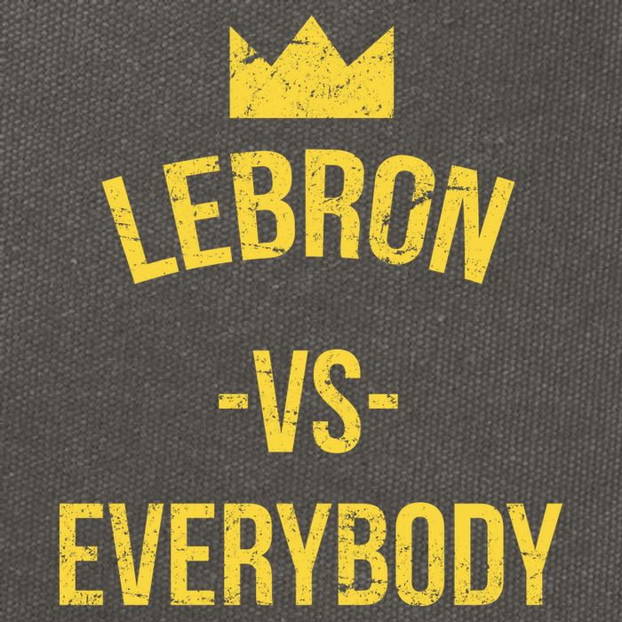 Lebron Vs Everybody LA Bron Basketball Cotton Canvas Backpack
