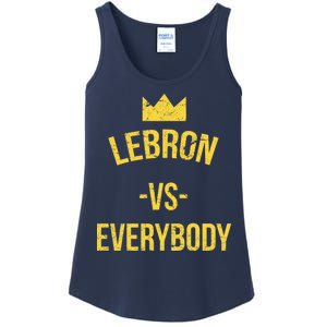 Lebron Vs Everybody LA Bron Basketball Ladies Essential Tank