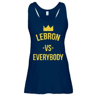 Lebron Vs Everybody LA Bron Basketball Ladies Essential Flowy Tank