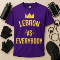 Lebron Vs Everybody LA Bron Basketball Cooling Performance Crew T-Shirt