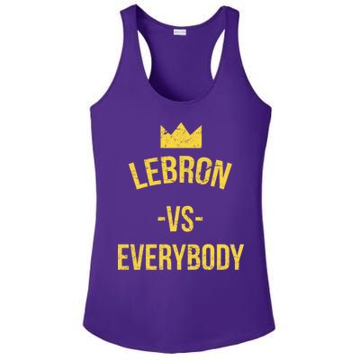 Lebron Vs Everybody LA Bron Basketball Ladies PosiCharge Competitor Racerback Tank