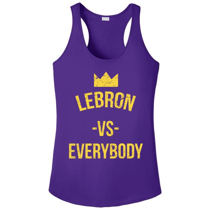 Lebron Vs Everybody LA Bron Basketball Ladies PosiCharge Competitor Racerback Tank