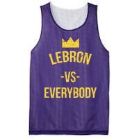 Lebron Vs Everybody LA Bron Basketball Mesh Reversible Basketball Jersey Tank