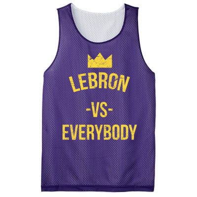 Lebron Vs Everybody LA Bron Basketball Mesh Reversible Basketball Jersey Tank