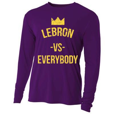 Lebron Vs Everybody LA Bron Basketball Cooling Performance Long Sleeve Crew