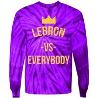 Lebron Vs Everybody LA Bron Basketball Tie-Dye Long Sleeve Shirt