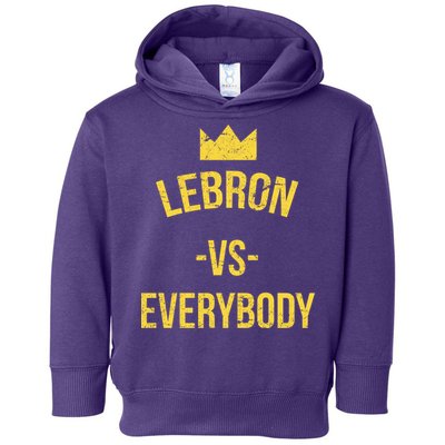 Lebron Vs Everybody LA Bron Basketball Toddler Hoodie