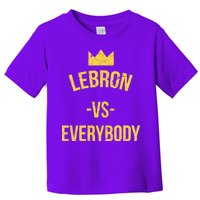 Lebron Vs Everybody LA Bron Basketball Toddler T-Shirt