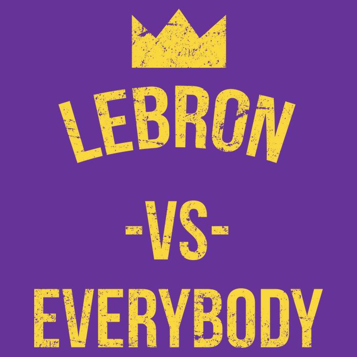 Lebron Vs Everybody LA Bron Basketball Women's V-Neck T-Shirt