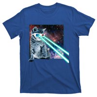 Laser Eye Cat 3d Glasses Kitty Galaxy Space Xmas Gift Cute Gift T-Shirt