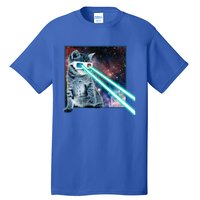 Laser Eye Cat 3d Glasses Kitty Galaxy Space Xmas Gift Cute Gift Tall T-Shirt