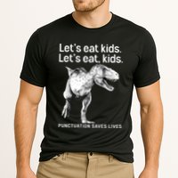 LetS Eat Children T Rex Funny Cooling Performance Crew T-Shirt