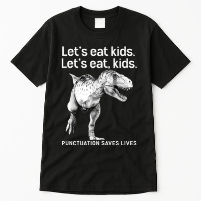 LetS Eat Children T Rex Funny Tall T-Shirt