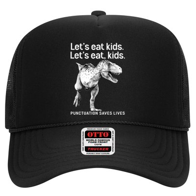 LetS Eat Children T Rex Funny Trucker Hat