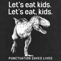 LetS Eat Children T Rex Funny Golf Towel