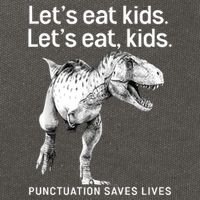 LetS Eat Children T Rex Funny Cotton Canvas Backpack
