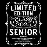 Limited Edition Class Of 2025 Senior 2025 Back To School Flatbill Hat