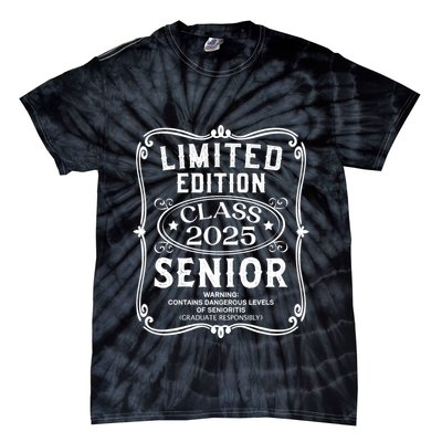 Limited Edition Class Of 2025 Senior 2025 Back To School Tie-Dye T-Shirt