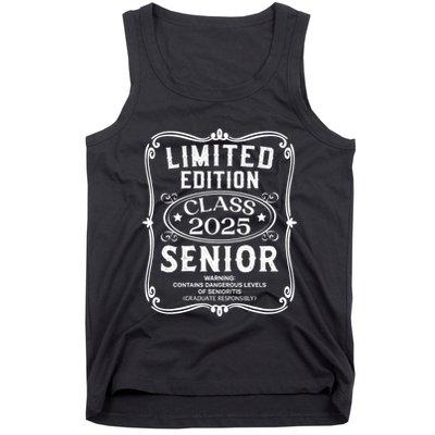 Limited Edition Class Of 2025 Senior 2025 Back To School Tank Top