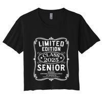 Limited Edition Class Of 2025 Senior 2025 Back To School Women's Crop Top Tee