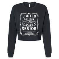 Limited Edition Class Of 2025 Senior 2025 Back To School Cropped Pullover Crew