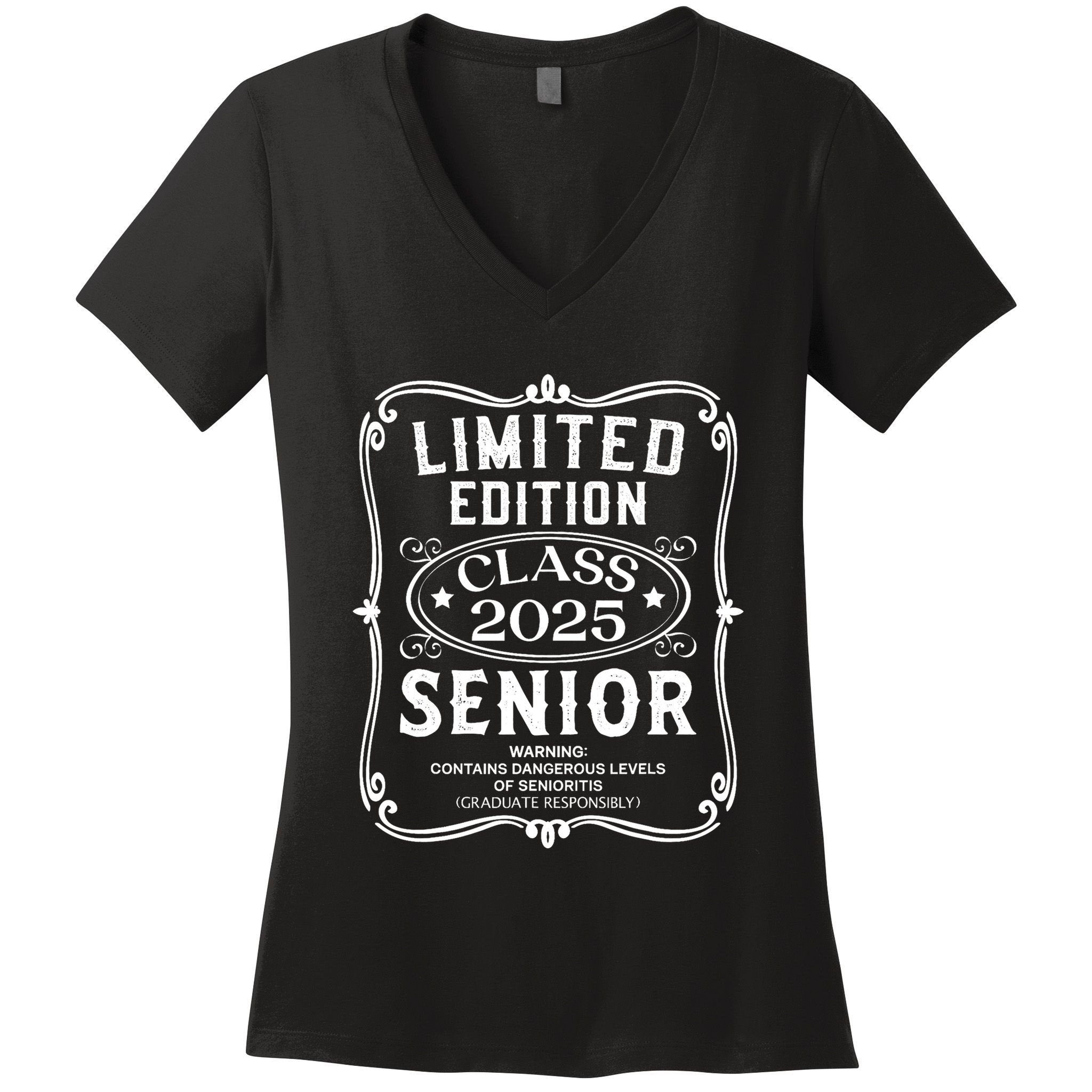 Limited Edition Class Of 2025 Senior 2025 Back To School Women's V-Neck T-Shirt