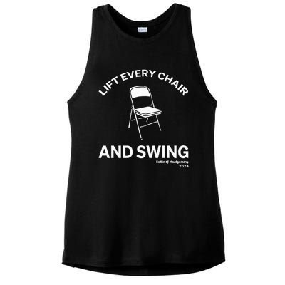 Lift Every Chair And Swing Ladies PosiCharge Tri-Blend Wicking Tank