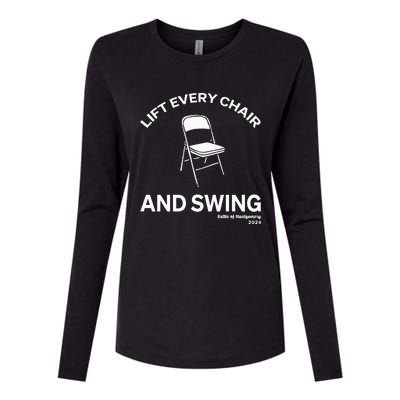 Lift Every Chair And Swing Womens Cotton Relaxed Long Sleeve T-Shirt