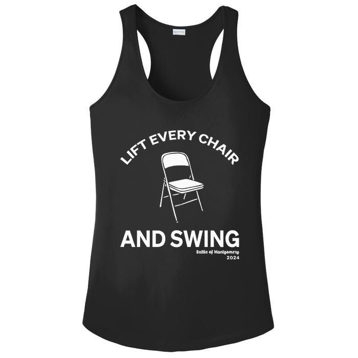 Lift Every Chair And Swing Ladies PosiCharge Competitor Racerback Tank