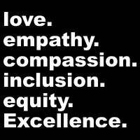 Love Empathy Compassion Inclusion Equity Excellence Cooling Performance Crew T-Shirt