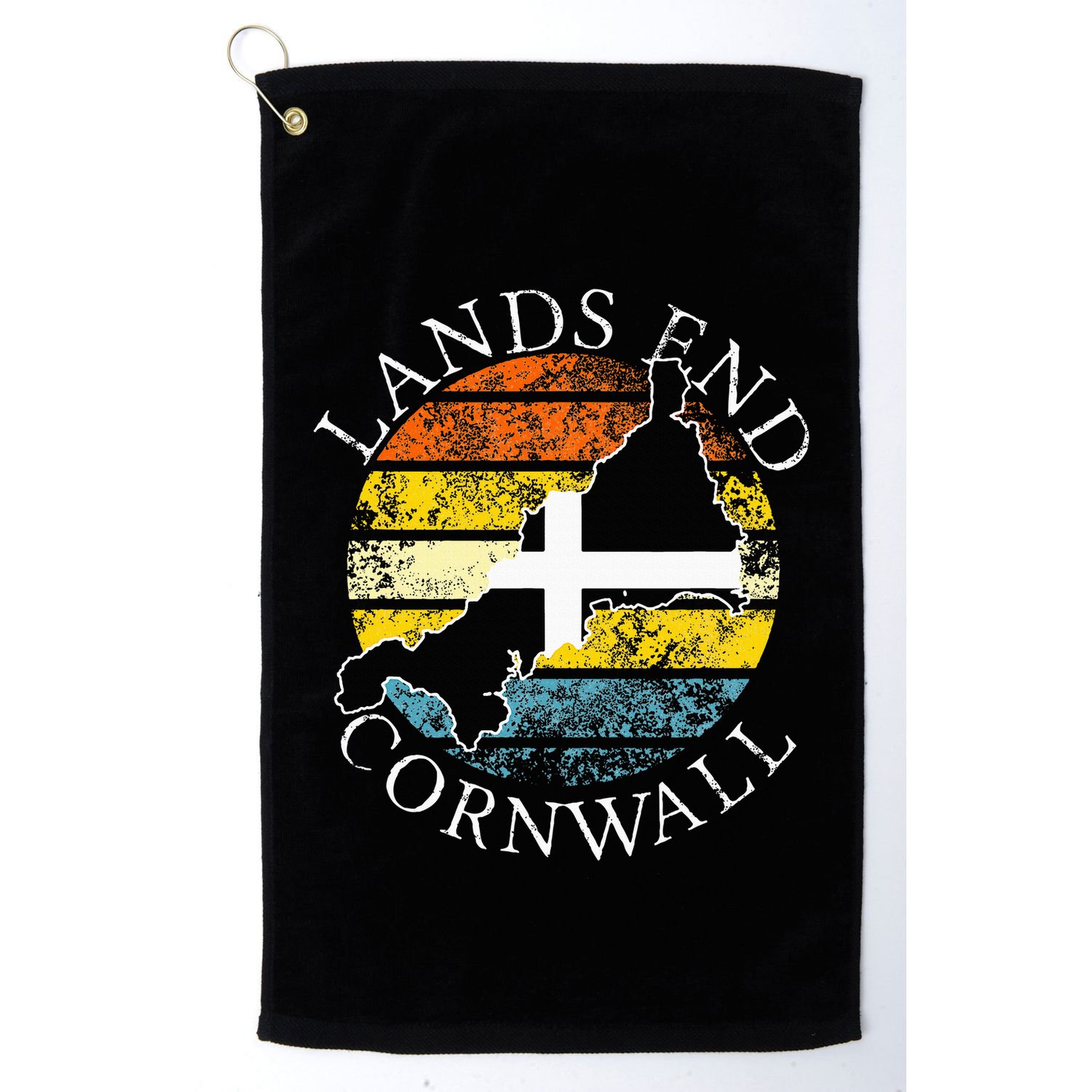 Lands End Cornwall England Celtic Cornish Gift Golf Towel