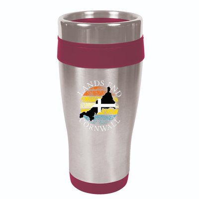 Lands End Cornwall England Celtic Cornish Gift 16oz Travel Tumbler