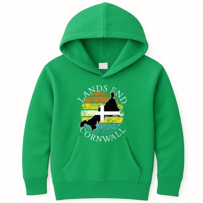 Lands End Cornwall England Celtic Cornish Gift Kids Hoodie