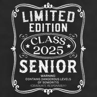 Limited Edition Class Of 2025 Senior 2025 Back To School Gift Adult Drive Performance Visor
