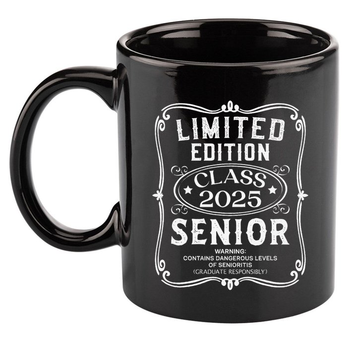 Limited Edition Class Of 2025 Senior 2025 Back To School Gift 11oz C Handle Ceramic Mug