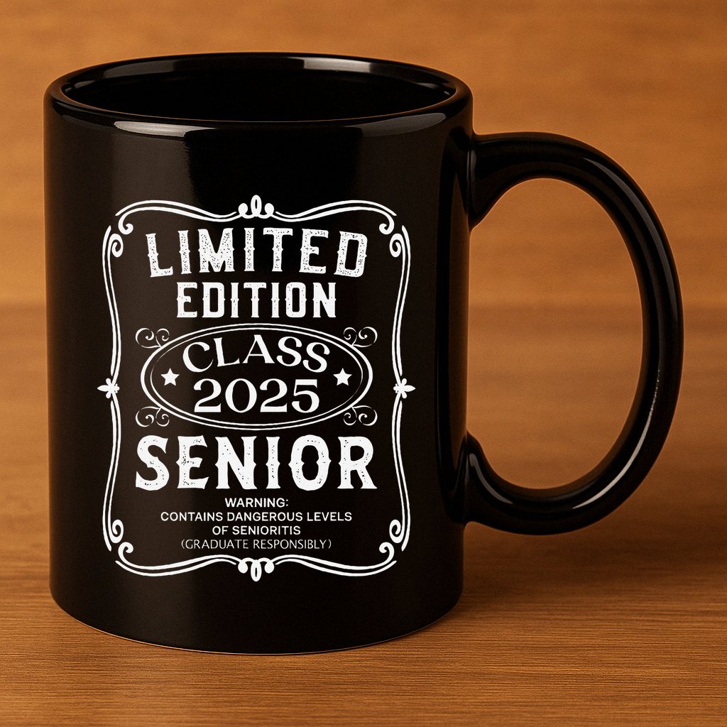 Limited Edition Class Of 2025 Senior 2025 Back To School Gift 11oz C Handle Ceramic Mug