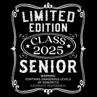 Limited Edition Class Of 2025 Senior 2025 Back To School Gift 16 in Basic Backpack