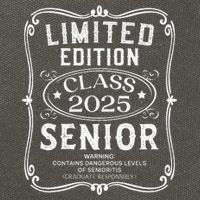 Limited Edition Class Of 2025 Senior 2025 Back To School Gift Cotton Canvas Backpack
