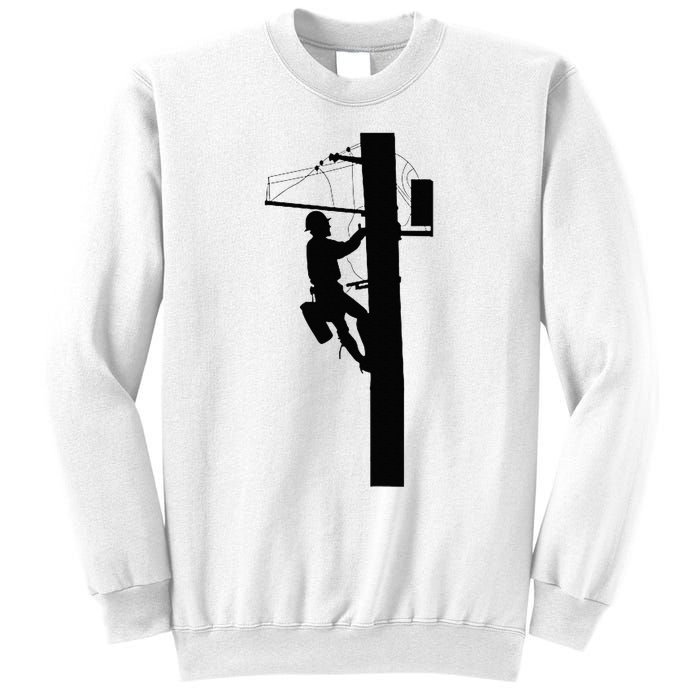 Lineman Electric Cable Lineman Gift Sweatshirt